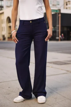 Large | Colored Pants*Freeman T. Porter Agatha peacoat