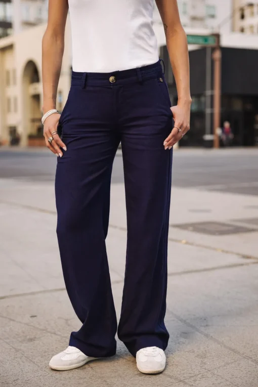 Large | Colored Pants*Freeman T. Porter Agatha peacoat