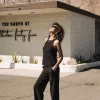 Large | Colored Pants*Freeman T. Porter Agatha black