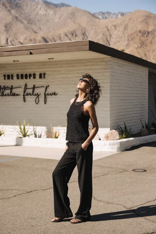 Large | Colored Pants*Freeman T. Porter Agatha black