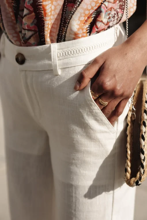 Large | Colored Pants*Freeman T. Porter Agatha brightwhite