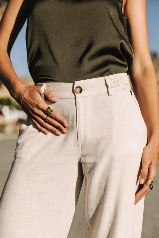 Large | Colored Pants*Freeman T. Porter Agatha simplytaupe