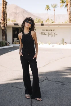 Large | Colored Pants*Freeman T. Porter Agatha black