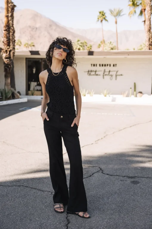 Large | Colored Pants*Freeman T. Porter Agatha black