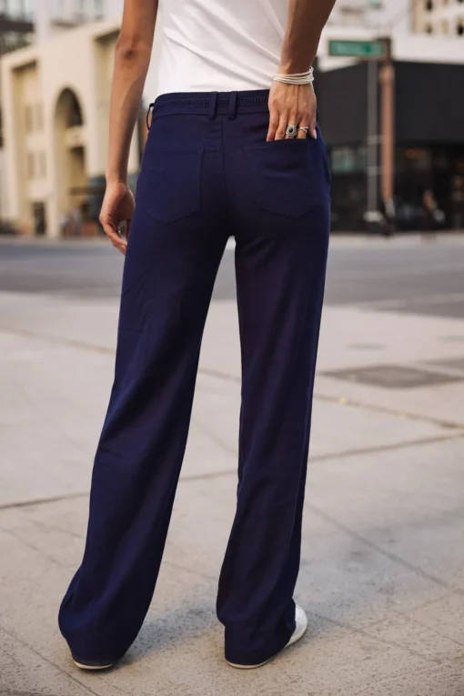 Large | Colored Pants*Freeman T. Porter Agatha peacoat