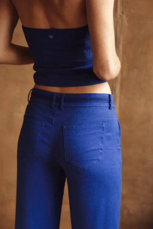 Large | Colored Pants*Freeman T. Porter Agatha dazzlingblue