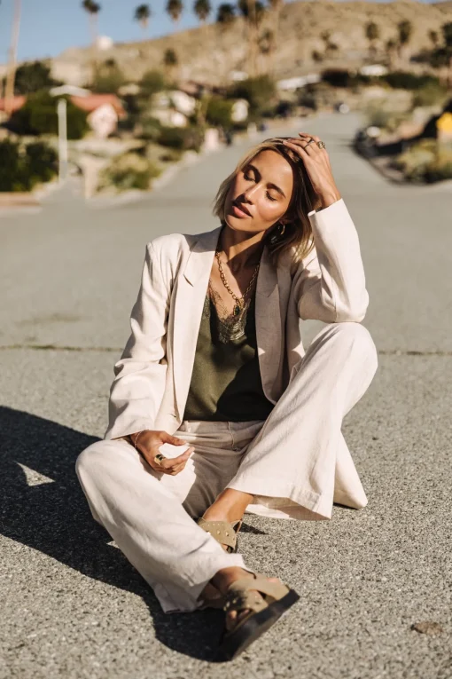 Large | Colored Pants*Freeman T. Porter Agatha simplytaupe