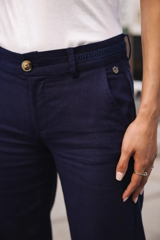 Large | Colored Pants*Freeman T. Porter Agatha peacoat