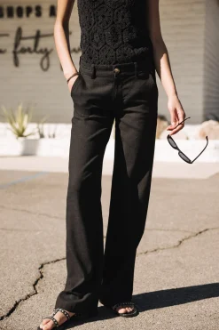 Large | Colored Pants*Freeman T. Porter Agatha black