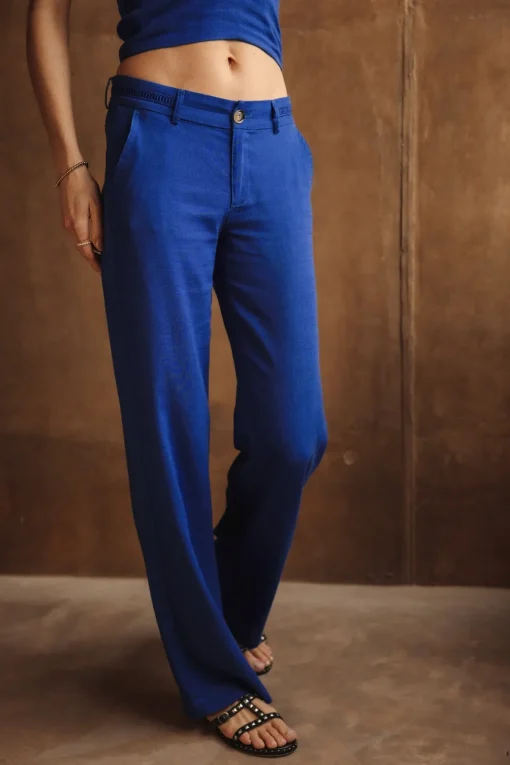 Large | Colored Pants*Freeman T. Porter Agatha dazzlingblue