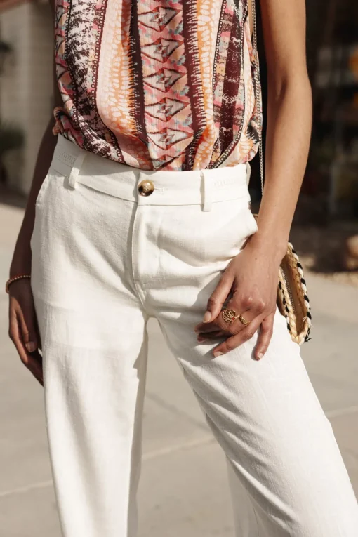 Large | Colored Pants*Freeman T. Porter Agatha brightwhite
