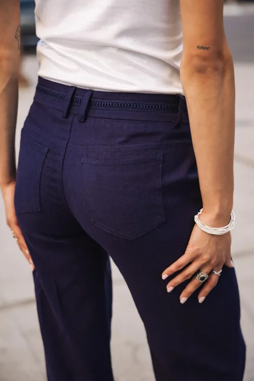 Large | Colored Pants*Freeman T. Porter Agatha peacoat