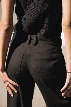 Large | Colored Pants*Freeman T. Porter Agatha black