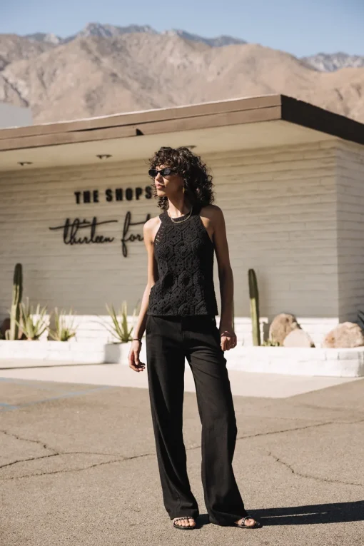 Large | Colored Pants*Freeman T. Porter Agatha black