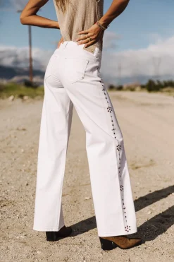 Large | Colored Pants*Freeman T. Porter Agatha Andalousia offwhite