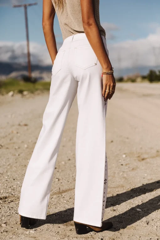 Large | Colored Pants*Freeman T. Porter Agatha Andalousia offwhite