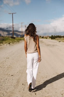 Large | Colored Pants*Freeman T. Porter Agatha Andalousia offwhite