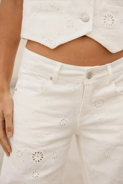 Large | Colored Pants*Freeman T. Porter Agatha Boheme brightwhite