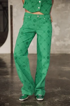 Colored Pants | Large*Freeman T. Porter Agatha Boheme jollygreen