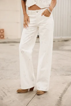 Large | Colored Pants*Freeman T. Porter Agatha Boheme brightwhite