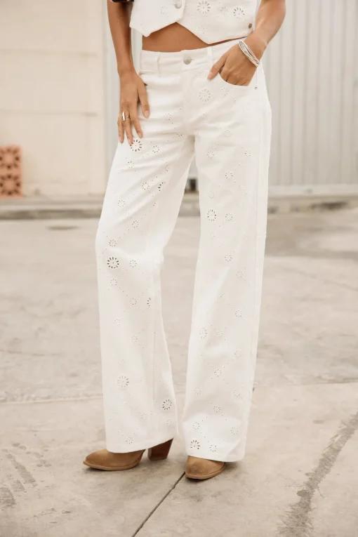 Large | Colored Pants*Freeman T. Porter Agatha Boheme brightwhite