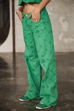 Colored Pants | Large*Freeman T. Porter Agatha Boheme jollygreen