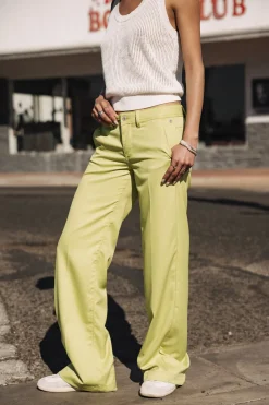Colored Pants | Large*Freeman T. Porter Agatha Cairo limegreen