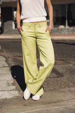 Colored Pants | Large*Freeman T. Porter Agatha Cairo limegreen