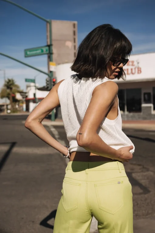 Colored Pants | Large*Freeman T. Porter Agatha Cairo limegreen