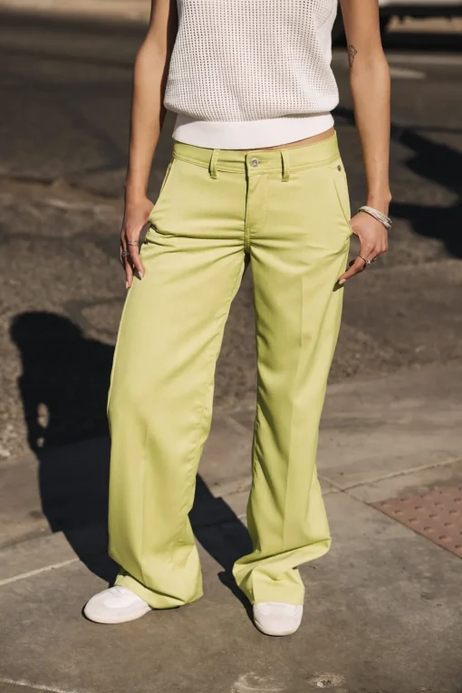 Colored Pants | Large*Freeman T. Porter Agatha Cairo limegreen