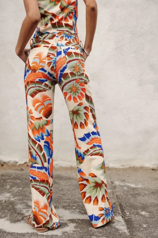 Large | Colored Pants*Freeman T. Porter Agatha Parrot irishcream