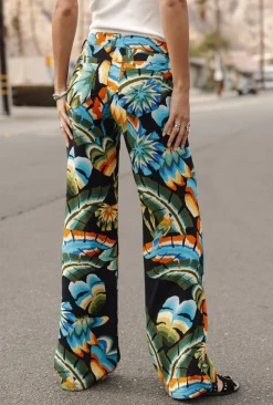 Large | Colored Pants*Freeman T. Porter Agatha Parrot peacoat