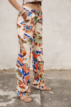 Large | Colored Pants*Freeman T. Porter Agatha Parrot irishcream