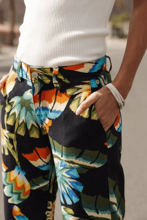 Large | Colored Pants*Freeman T. Porter Agatha Parrot peacoat