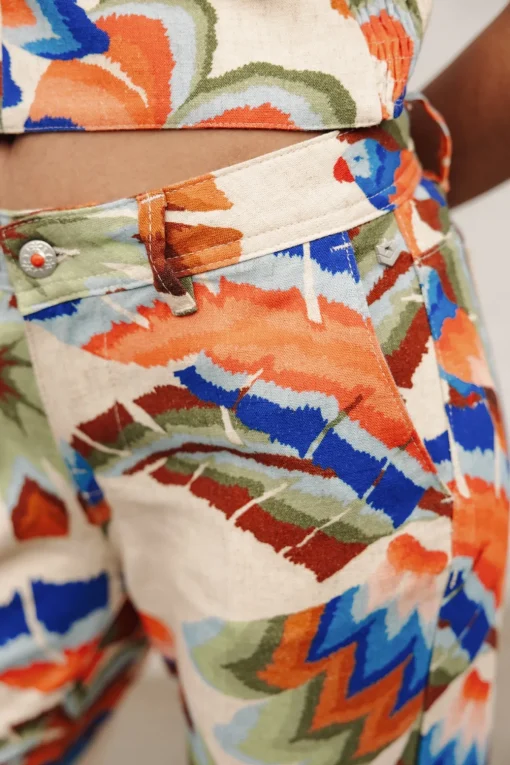 Large | Colored Pants*Freeman T. Porter Agatha Parrot irishcream