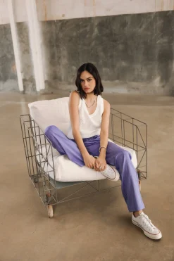 Colored Pants | City*Freeman T. Porter Alba Cairo jacaranda