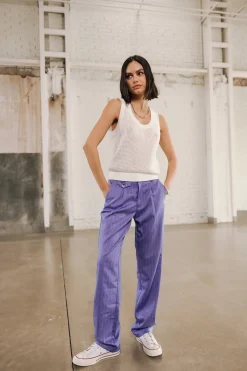 Colored Pants | City*Freeman T. Porter Alba Cairo jacaranda