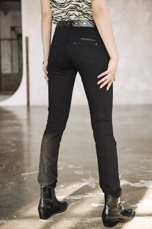 High Waist | Super Slim*Freeman T. Porter Alexa High Waist black