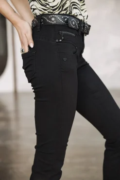High Waist | Super Slim*Freeman T. Porter Alexa High Waist black