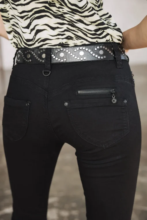 High Waist | Super Slim*Freeman T. Porter Alexa High Waist black