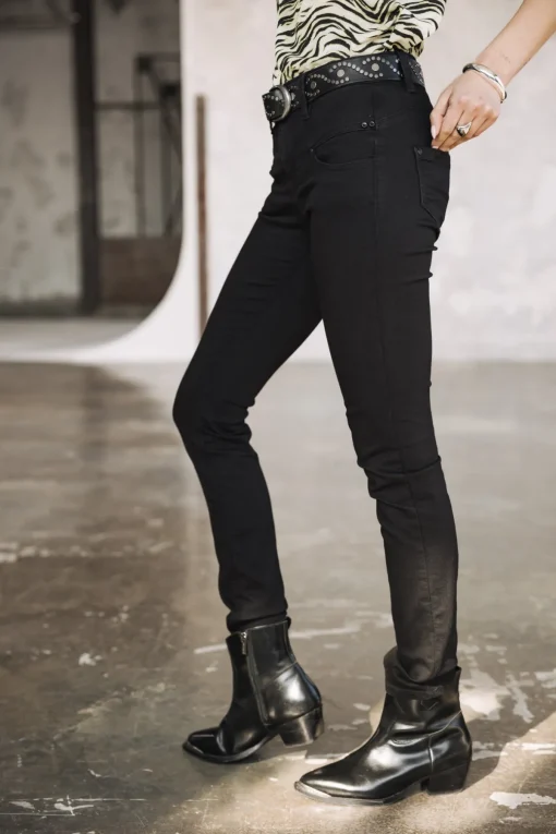 High Waist | Super Slim*Freeman T. Porter Alexa High Waist black