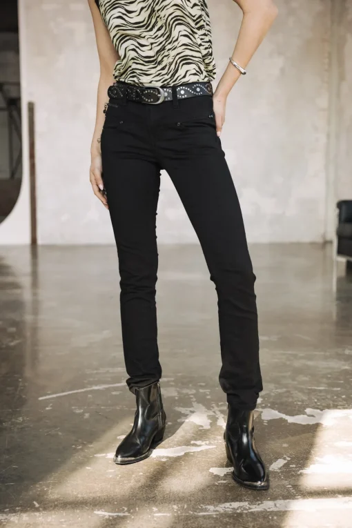 High Waist | Super Slim*Freeman T. Porter Alexa High Waist black