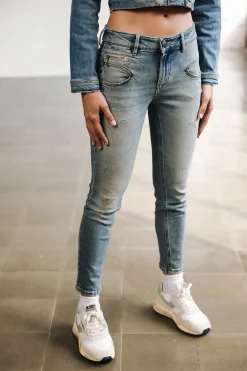 High Waist | Super Slim*Freeman T. Porter Alexa High Waist Cropped shark