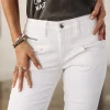 High Waist | Super Slim*Freeman T. Porter Alexa High Waist Cropped white