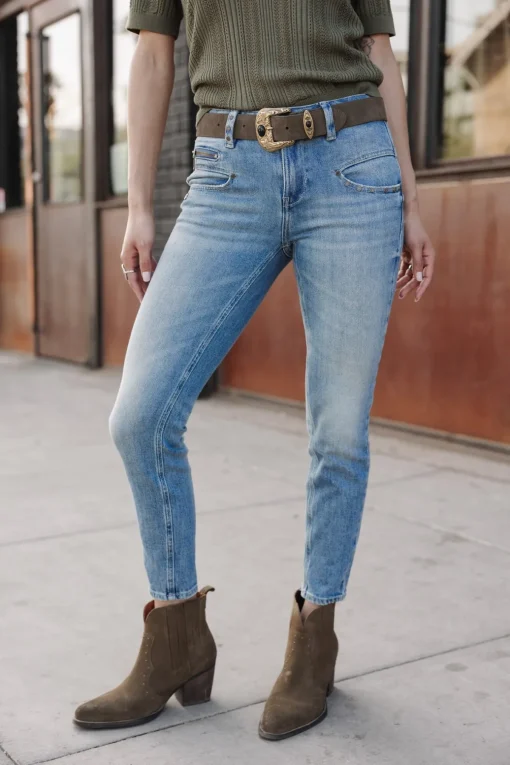 High Waist | Super Slim*Freeman T. Porter Alexa High Waist Cropped pirana