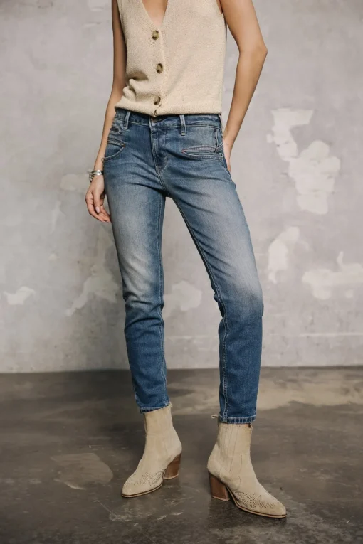 High Waist | Super Slim*Freeman T. Porter Alexa High Waist Cropped sicilian