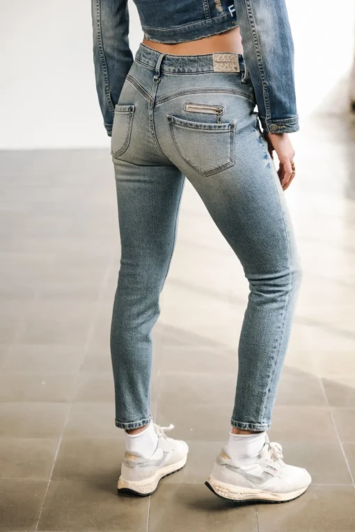 High Waist | Super Slim*Freeman T. Porter Alexa High Waist Cropped shark