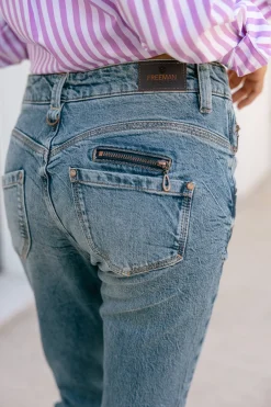 High Waist | Super Slim*Freeman T. Porter Alexa High Waist Cropped bocaina