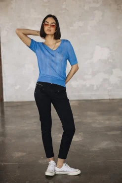 High Waist | Super Slim*Freeman T. Porter Alexa High Waist Cropped flora