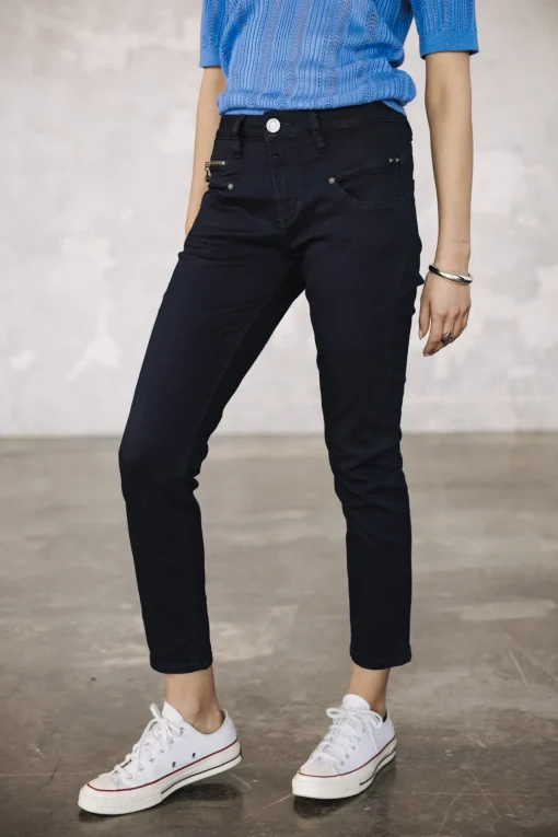 High Waist | Super Slim*Freeman T. Porter Alexa High Waist Cropped flora